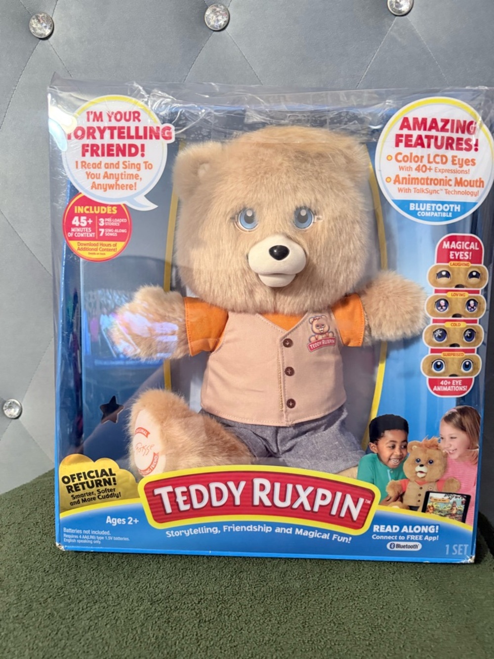 Teddy Ruxpin Storytelling Plush Bear - Tan